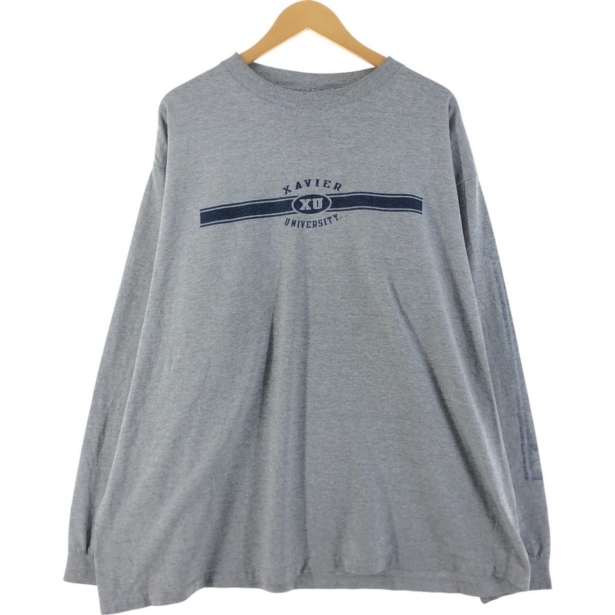 古着 90年代 ジャンスポーツ JANSPORT カレッジ ロングTシャツ ロンT USA製 メンズXL相当 ヴィンテージ/eaa537745