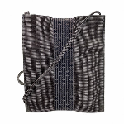 ★最終価格【6cd5344-k】エルメス ショルダーバッグ エールラインポシェット キャンバス グレー【中古】メンズ レディース ユニセックス