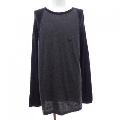 Chrome Hearts Cross Patch Raglan L/S T-Shirt "Black/Gray"
