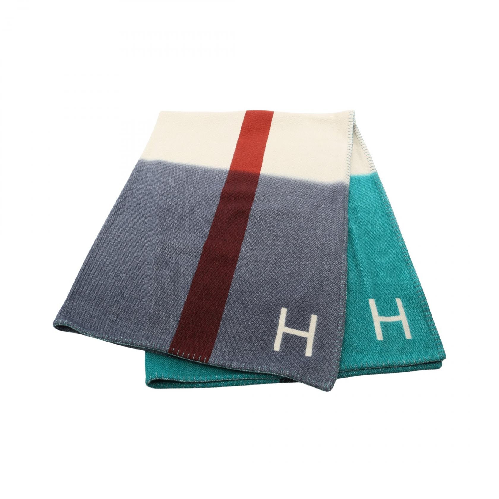 エルメス HERMES プレード H Dye アクセサリー カシミヤ カシミヤ メンズ レディース マルチカラー 【中古】