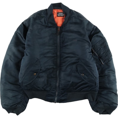 古着 ~90年代 ショット SCHOTT MA-1タイプ 中綿入り ミリタリー フライトジャケット メンズXL相当 ヴィンテージ/eaa603248