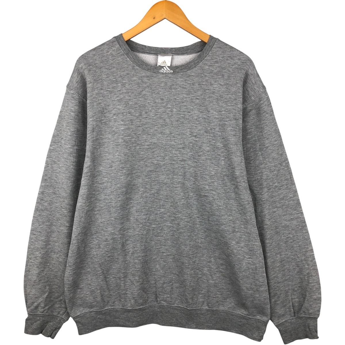 古着 00年代 アディダス adidas ワンポイントロゴスウェットシャツ トレーナー メンズS相当/eaa482513