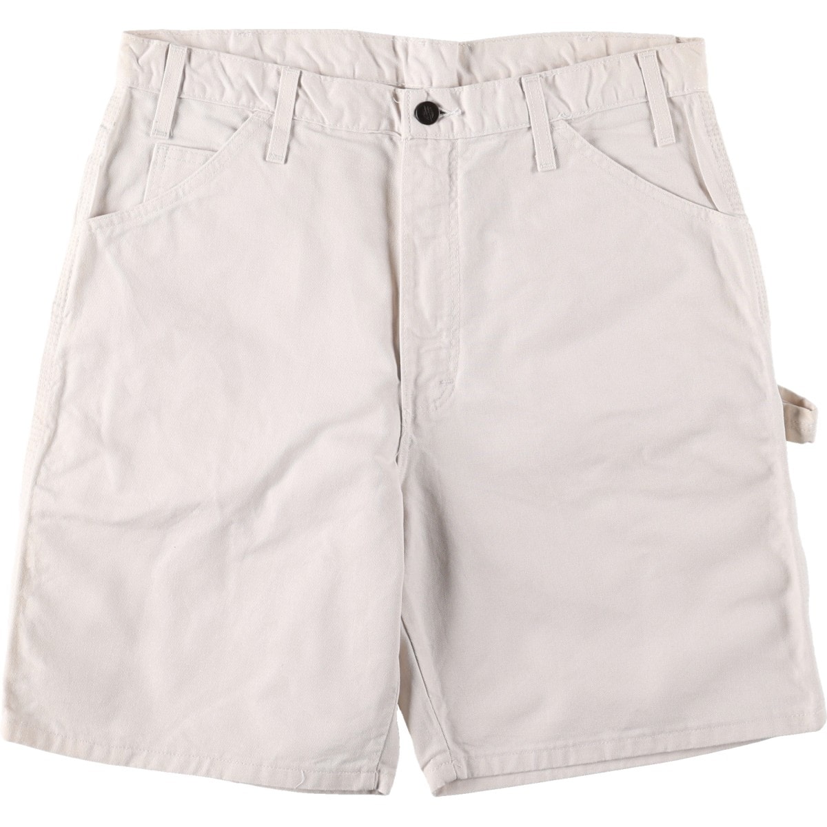 古着 ディッキーズ Dickies DURON ホワイト ペインターショーツ ショートパンツ メンズw34相当/eaa669447