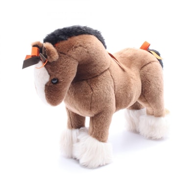 エルメス HERMES エルミーPM ぬいぐるみ アクセサリー スウェード アクリル メンズ レディース ブラウン系 / マルチカラー H400055M 00 【中古】