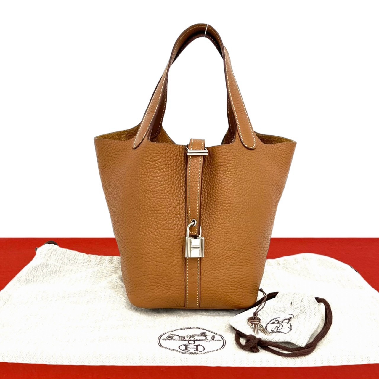 HERMES エルメス ピコタンロック PM トリヨンクレマンス ハンドバッグ ブラウン
02073