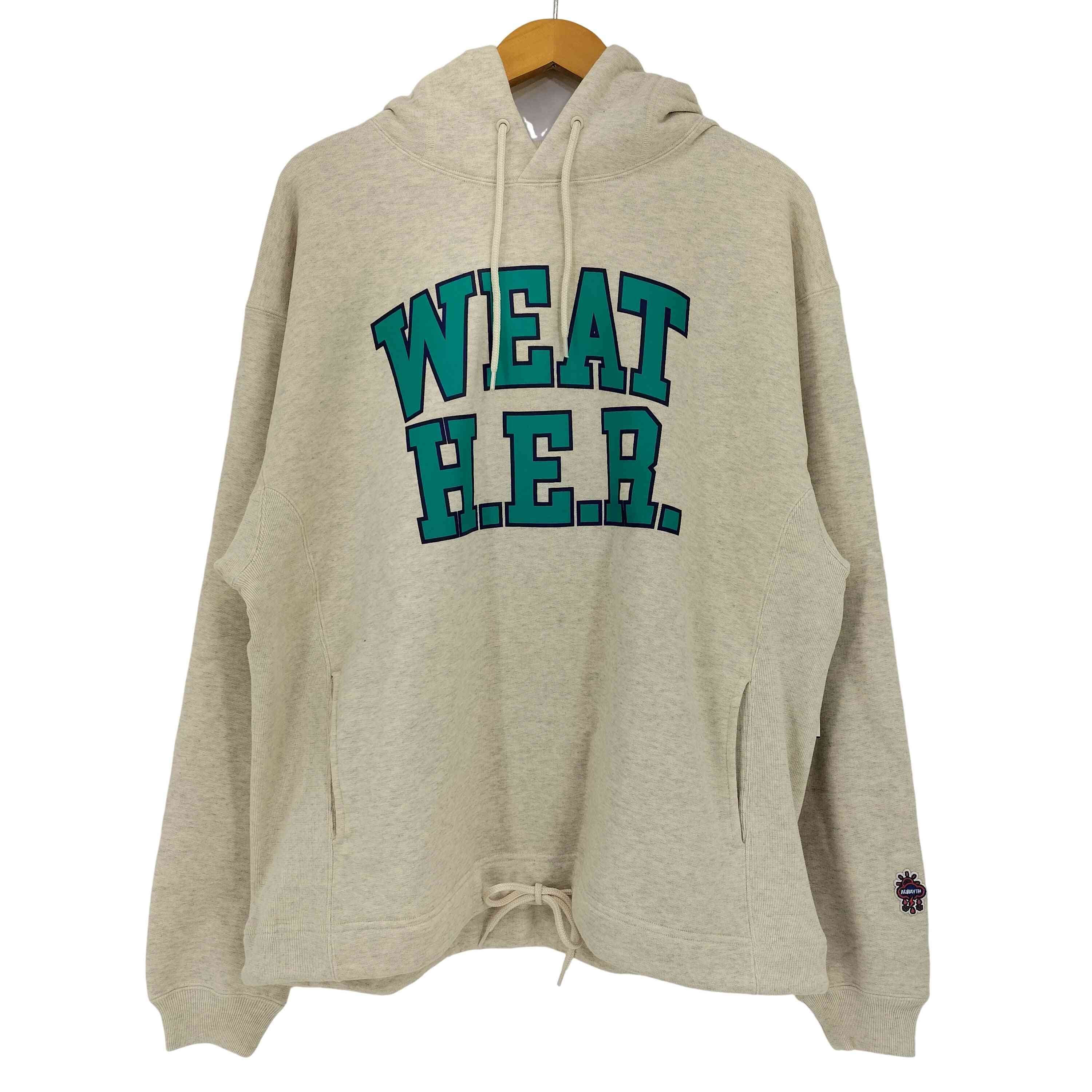 24aw WEAT H.E.R. Hoodie Oatmeal【1143546505949】