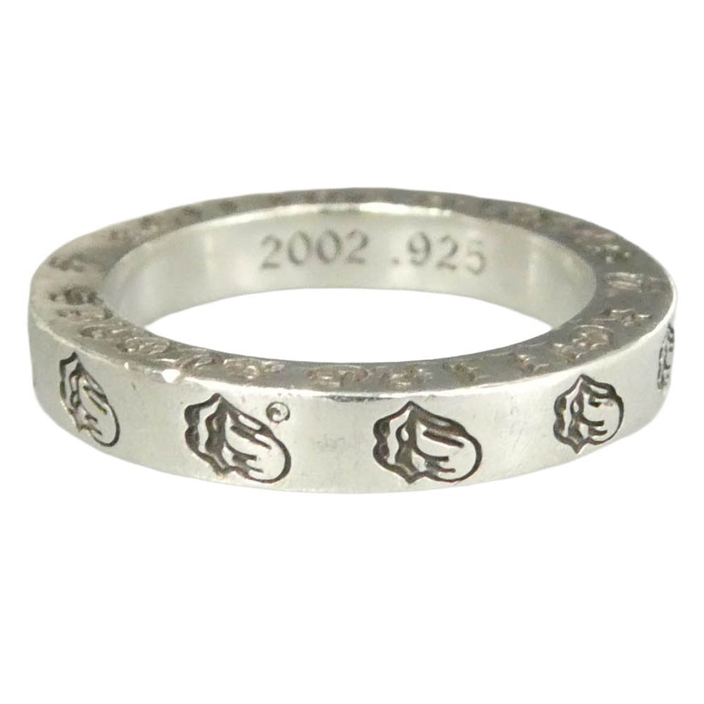 CHROME HEARTS クロムハーツ(原本無) SPACER LT リップアンドタン 3mm スペーサー リング シルバー系 約12.5号【中古】