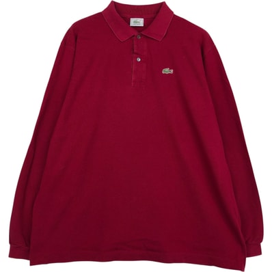 古着 ラコステ LACOSTE 長袖 ポロシャツ 7 メンズXXL相当/eaa631885
