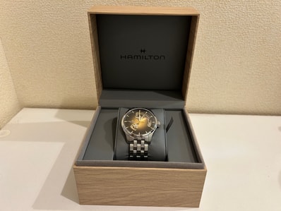 Hamilton Jazzmaster Open Heart Auto 40mm "Silver/Gold"
