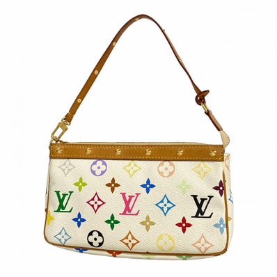 ★最終価格★SALE【6ce5880-k】ルイヴィトン ポーチ モノグラム・マルチカラー ポシェットアクセソワール M92649 ブロン【中古】レディース