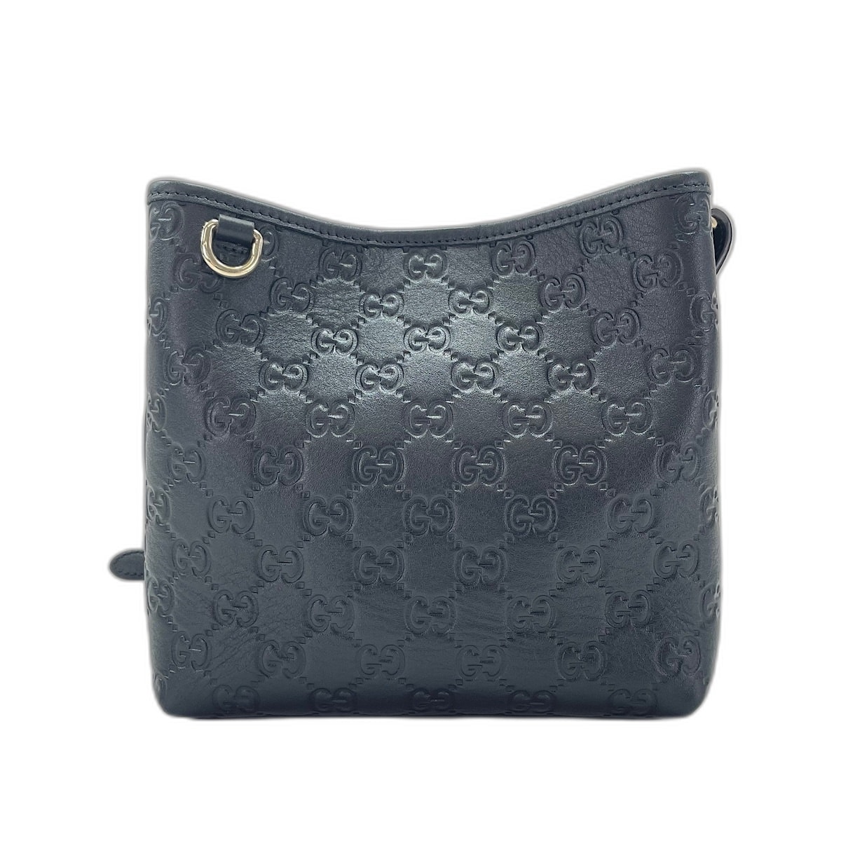 グッチ GUCCI バケットバッグ ナノ ロゴエンボス ショルダーバッグ【中古】