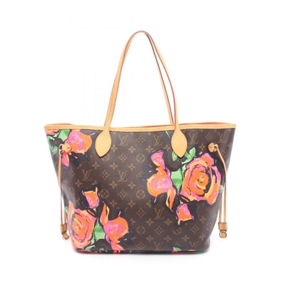 ルイ・ヴィトン LOUIS VUITTON ネヴァーフルMM トートバッグ バッグ PVCコーティングキャンバス レザー モノグラム・ローズ ピンク レディース ブラウン系 / ピンク系 / マルチカラー M48613 【中古】