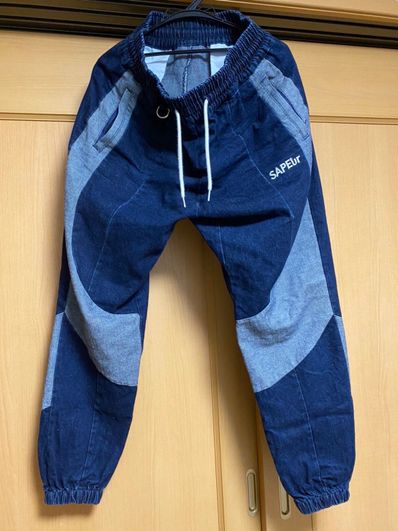 SAPEur DENIM TRACK PANTS "Indigo"