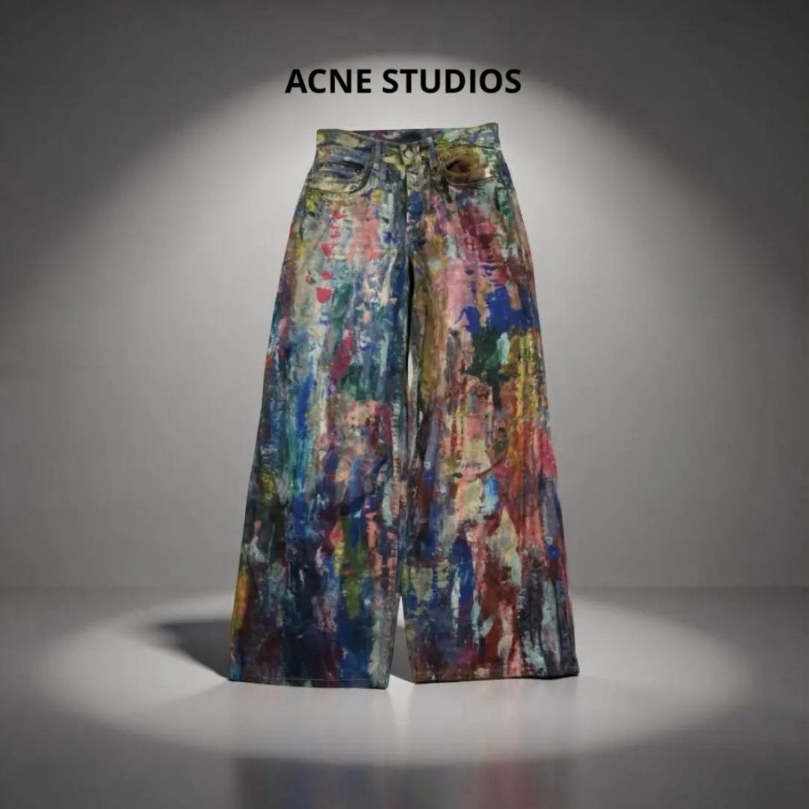 Acne Studios Baggy Fit Jeans 1981F "Colorful"