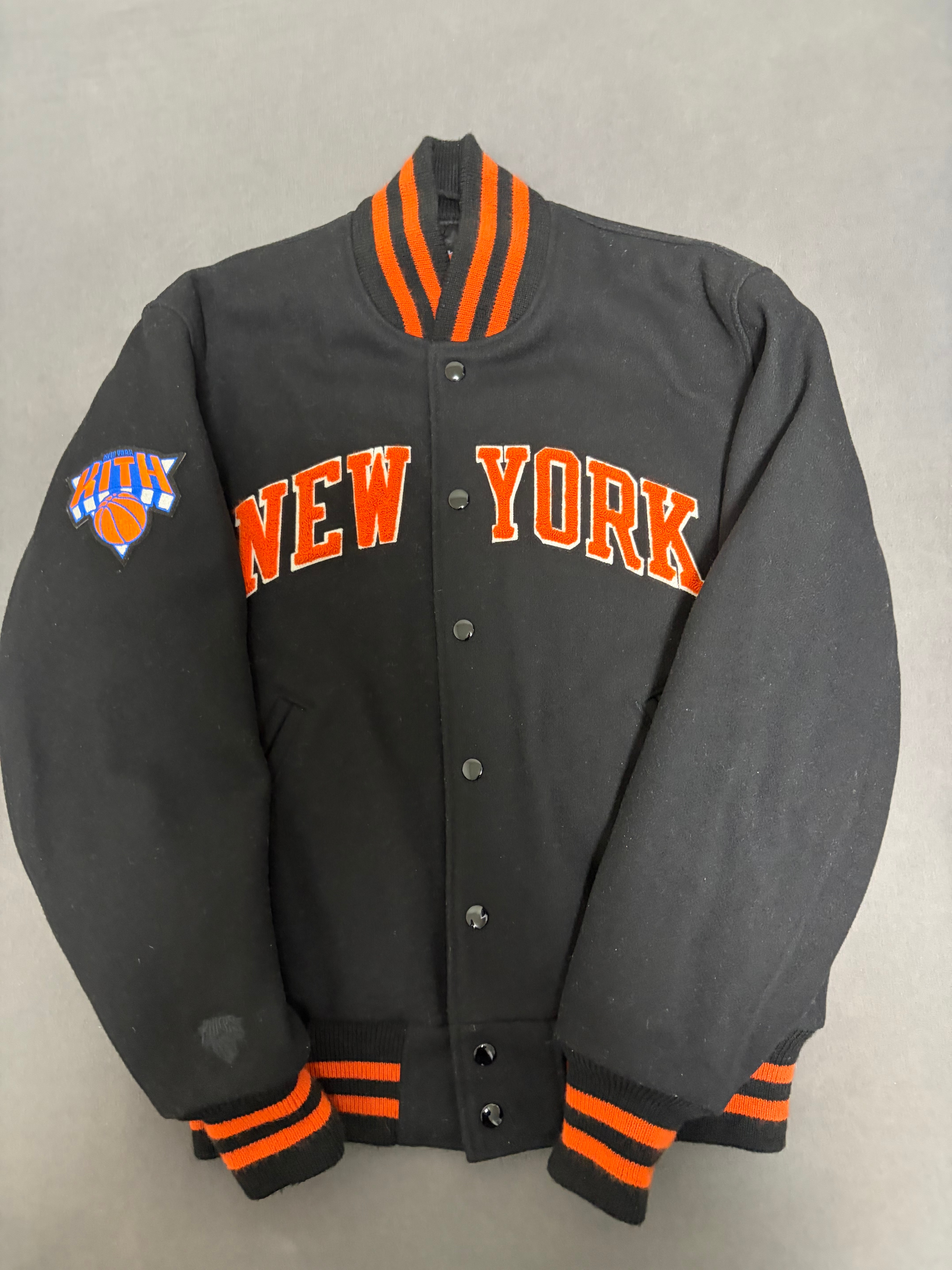 Kith Golden Bear for New York Knicks Varisty Jacket "Black"