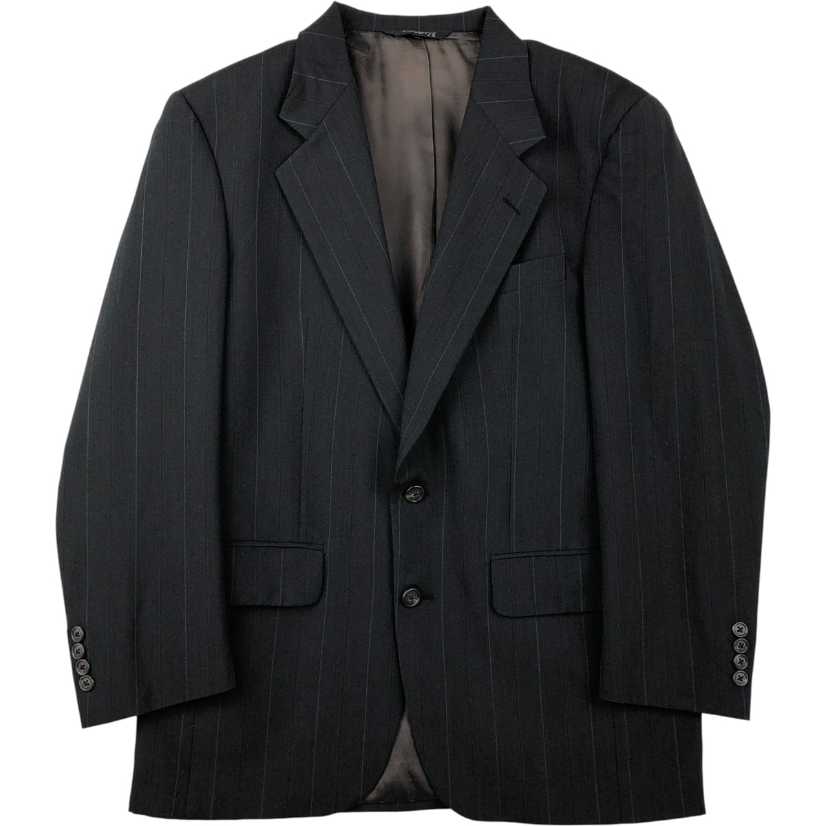 古着 バーバリー Burberry's ストライプ柄 ウールテーラードジャケット USA製 メンズM相当/evb033793