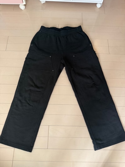 Supreme Double Knee Painter Sweatpant "Black"