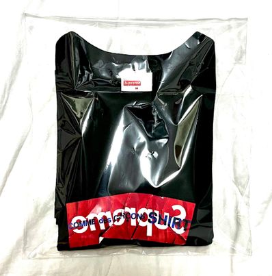 Supreme COMME des GARCONS SHIRT Box Logo Tee "Black"