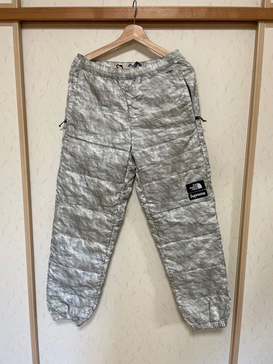 Supreme x The North Face Paper Print Nuptse Pant "White"