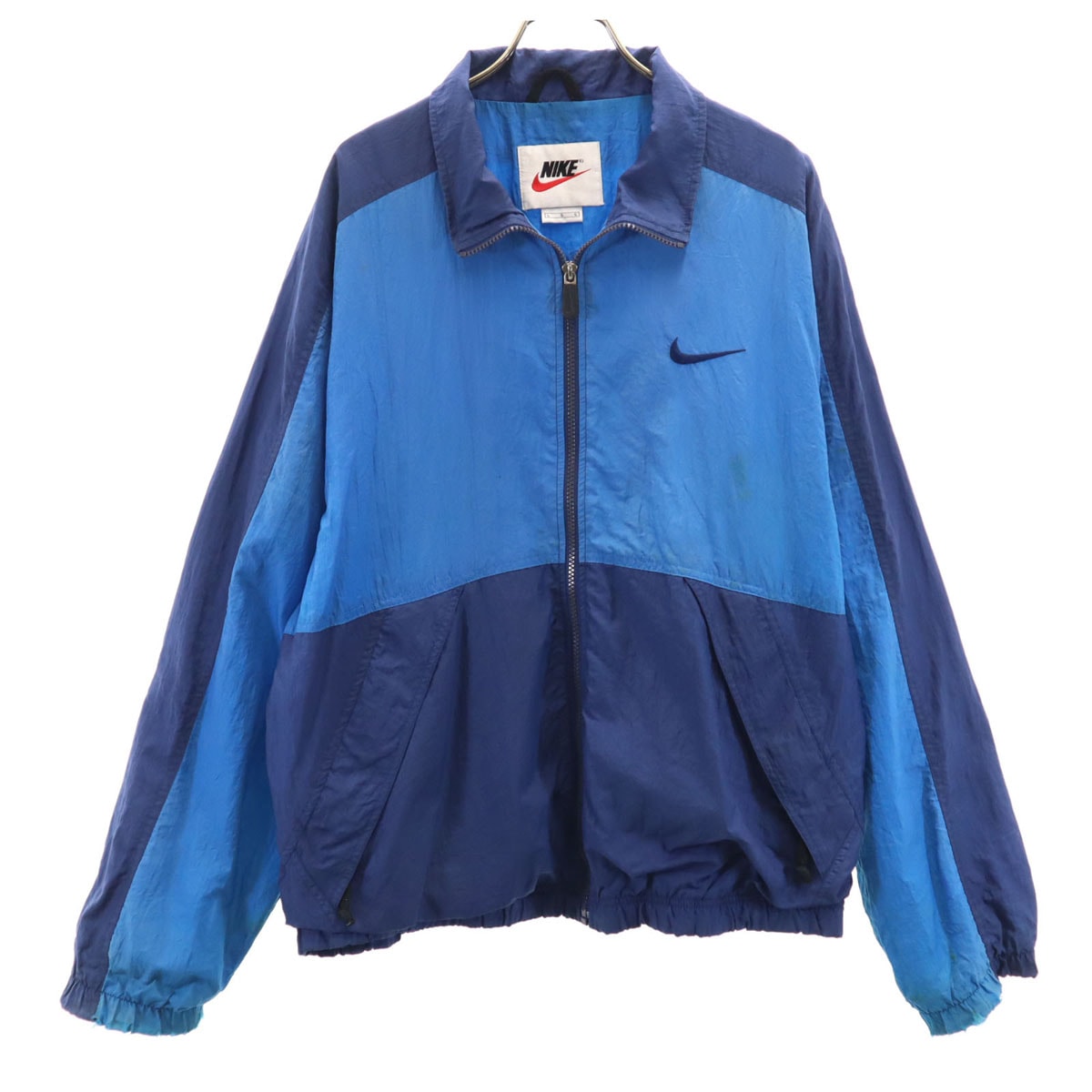NIKE ナイキ 90s 90年代後期 オールド ナイロンジャケット L ブルー