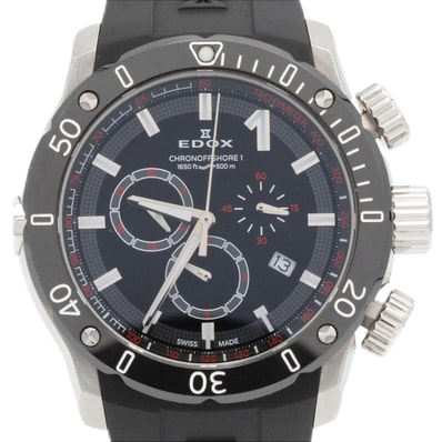 エドックス クロノオフショア1クロノ 10221-3-NIN SS クォーツ