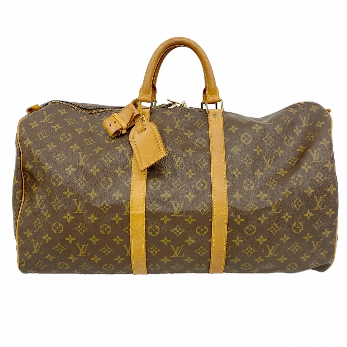 【6dc2970】ルイヴィトン ボストンバッグ モノグラム キーポル55 M41424 ブラウン【中古】メンズ レディース ユニセックス