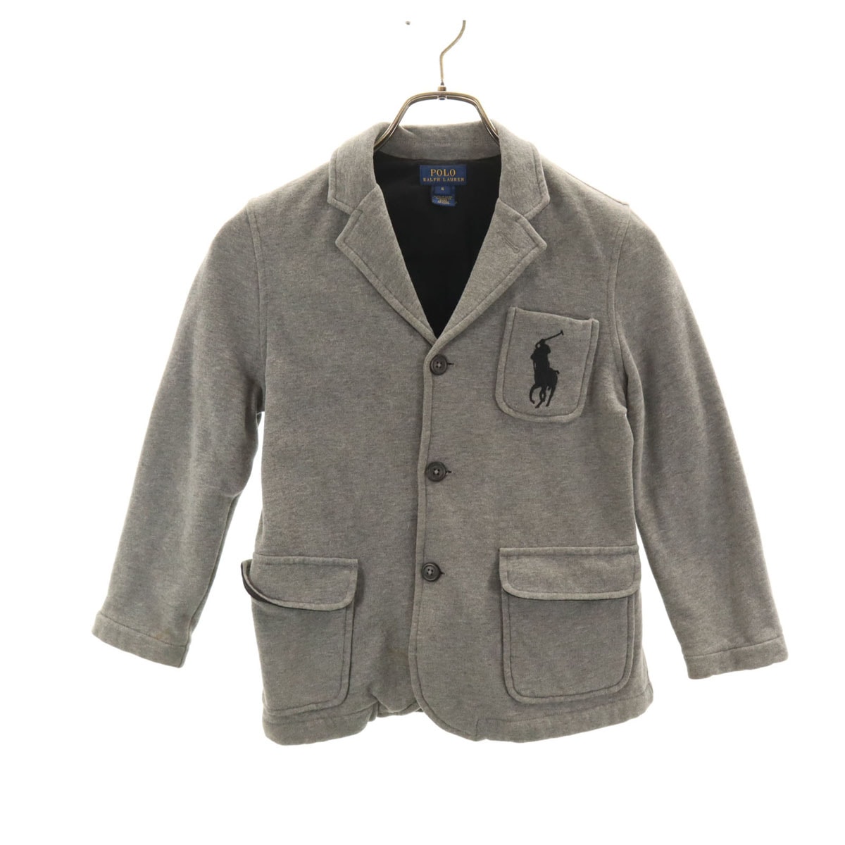 POLO RALPH LAUREN ポロラルフローレン テーラードジャケット 6 グレー