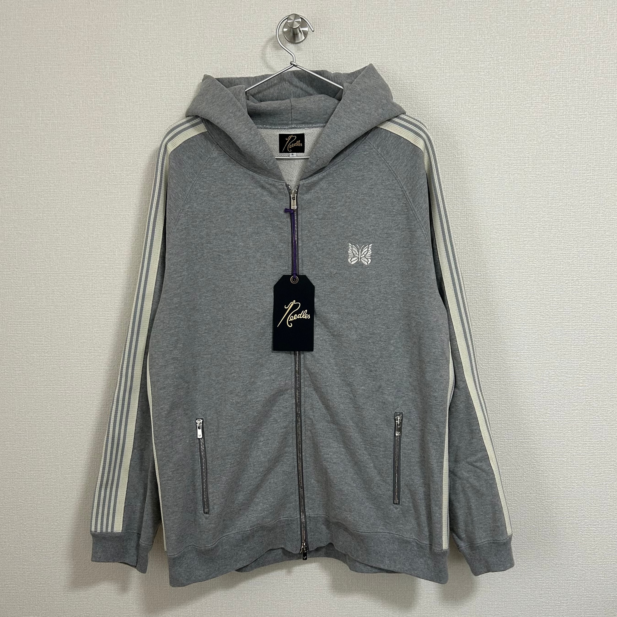 NEEDLES x LHP Zip Track Hoody - Cotton Jersey "Gray"