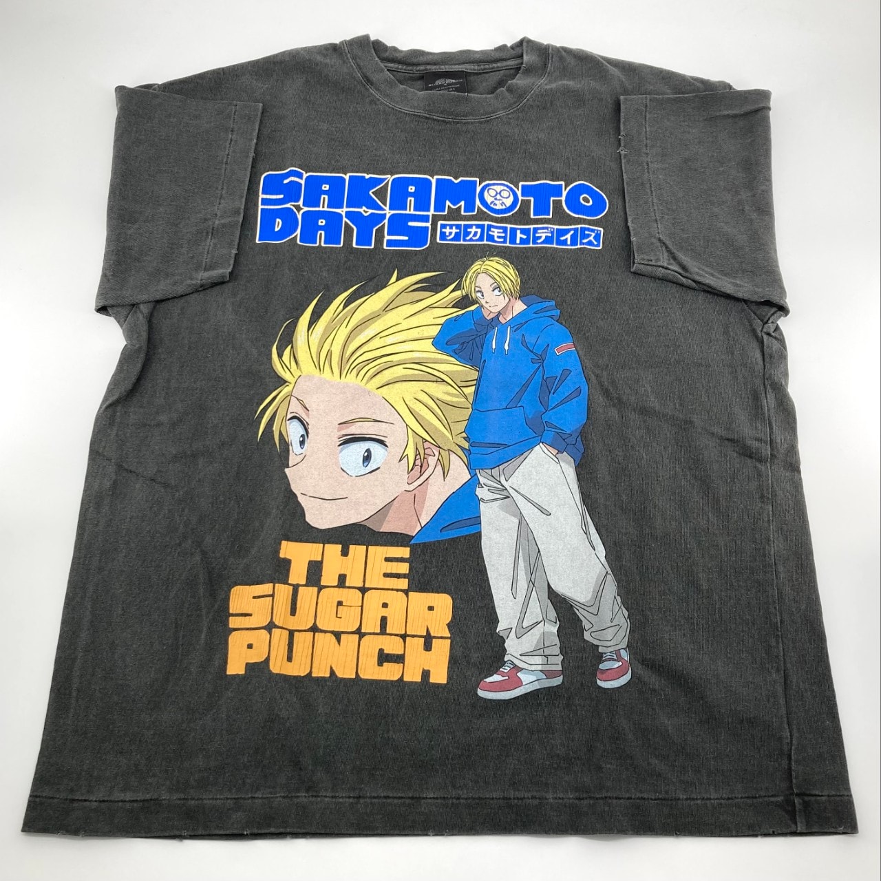 THE SUGAR PUNCH(ザ シュガーパンチ) SAKAMOTO DAYS SS TEE SHIN S 半袖シャツ ブラック