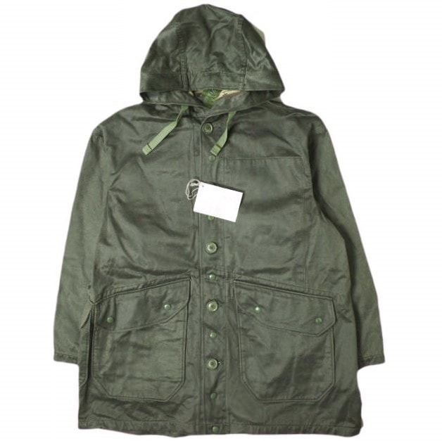 新品 Engineered Garments エンジニアードガーメンツ 20AW アメリカ製 Madison Parka - Coated Twill マディソンパーカー コーテッドツイル S Olive フード コート アウター g19285
