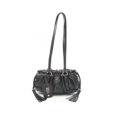 ミュウ ミュウ Miu Miu NAPPA ジョワ ショルダーバッグ バッグ レザー レディース ブラック系 5BP089ACSWF0002 【新品】