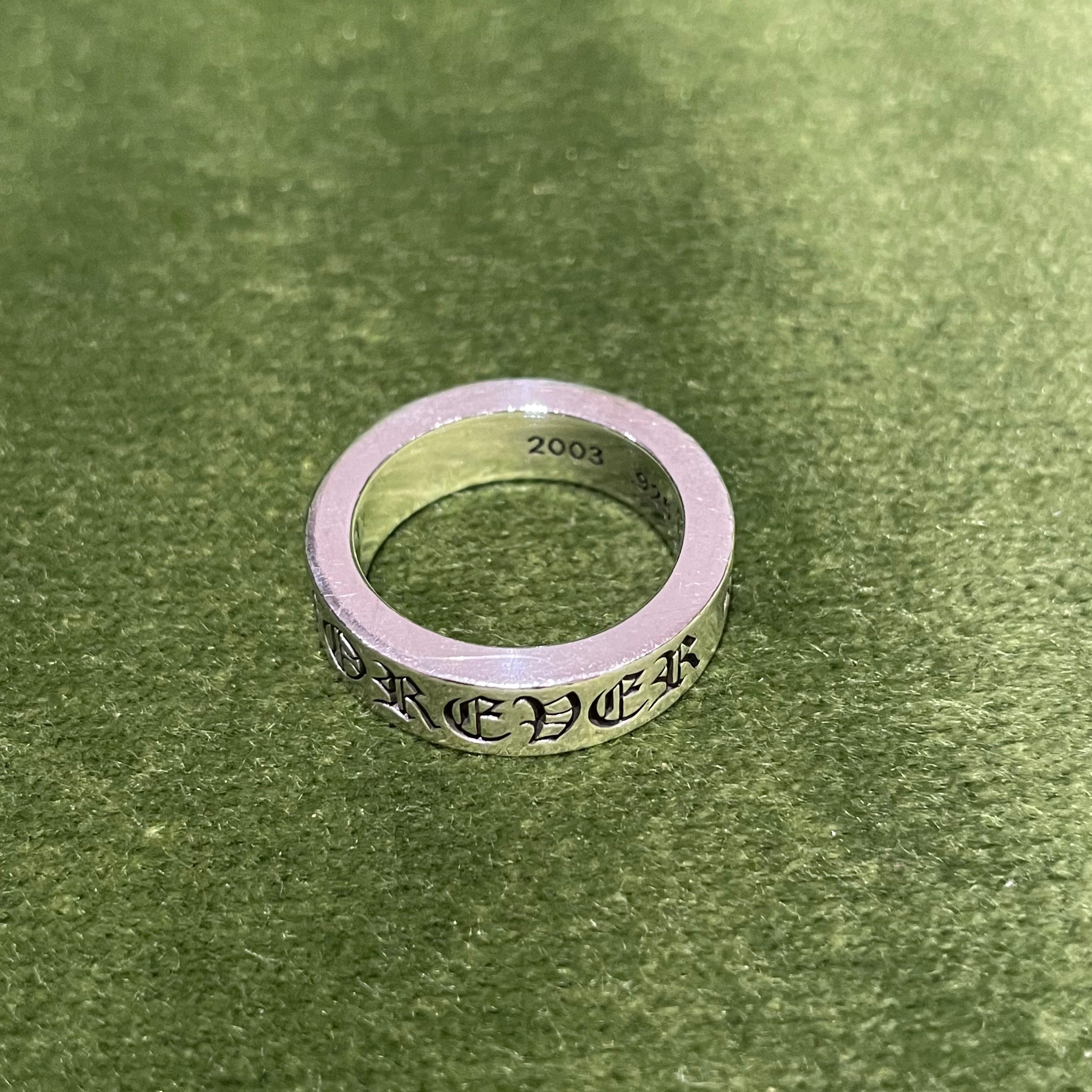 Chrome Hearts Spacer Ring 6mm CH Forever (US7.5-US13) "Silver"