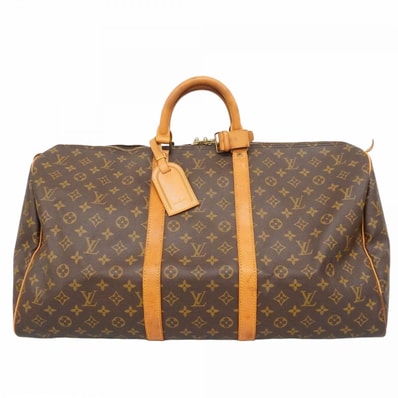 【6dc3628】ルイヴィトン ボストンバッグ モノグラム キーポル55 M41424 ブラウン【中古】メンズ レディース ユニセックス