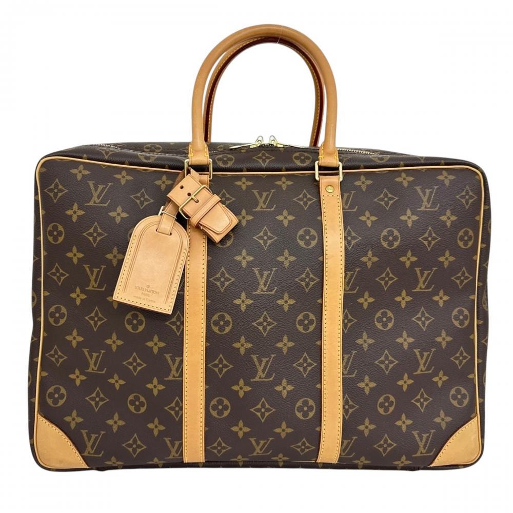 LOUIS VUITTON ルイヴィトン ハンドバッグ シリウス45 LVロゴ トラベルバッグ M41408 モノグラムキャンバス ブラウン 茶 ゴールド金具 レディース【中古品】