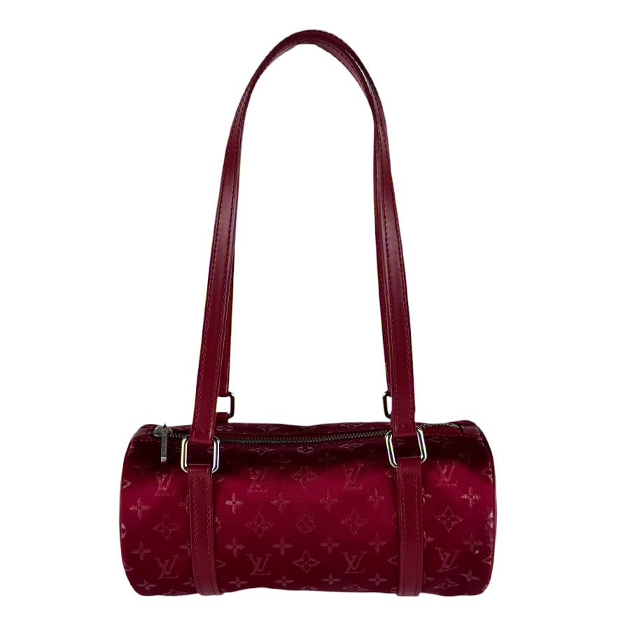 ルイ ヴィトン LOUIS VUITTON ハンドバッグ モノグラム サテン リトル パピヨン モノグラムサテン レッド レディース M92353【中古】 z10576