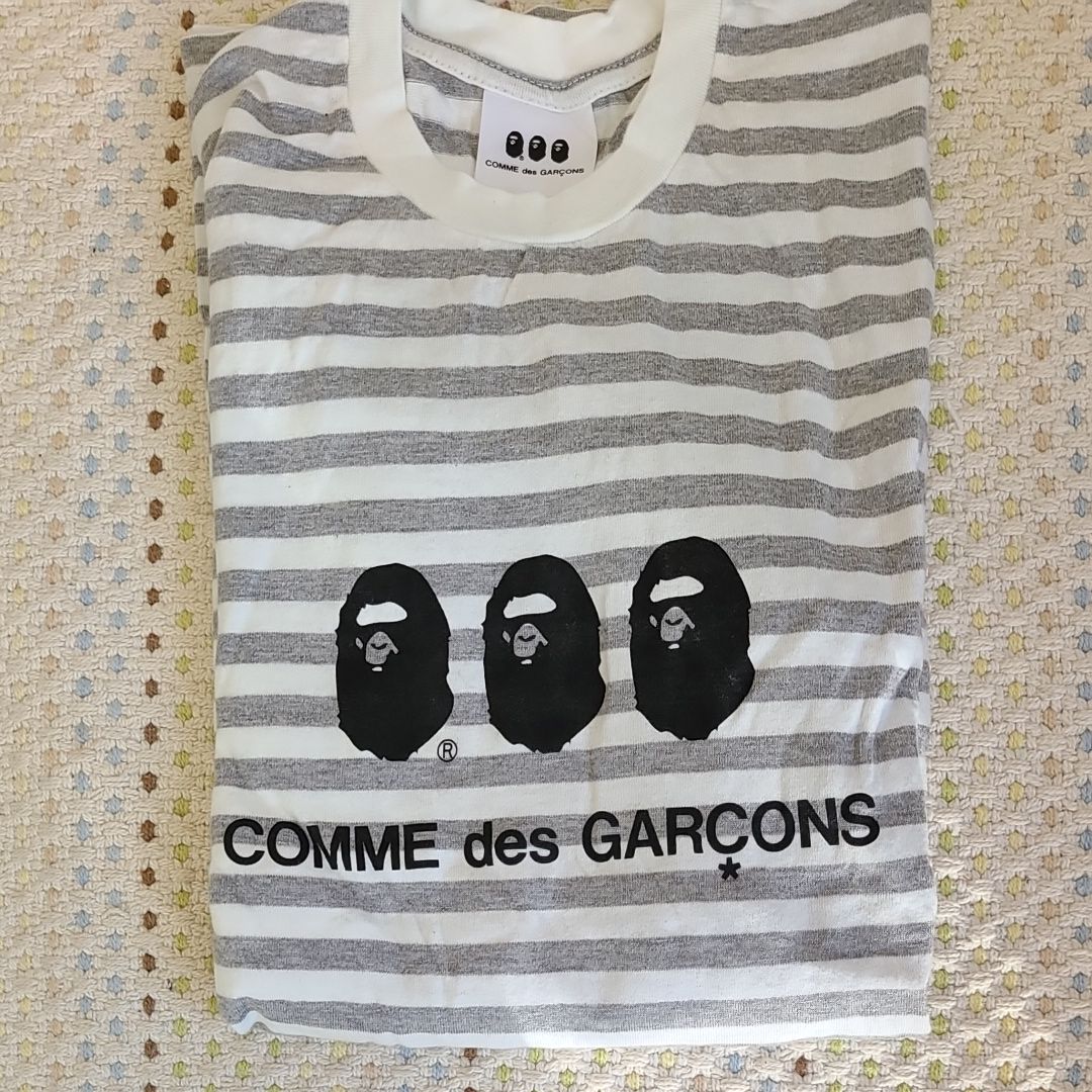 BATHINGAPE✕COMME des GARCONS ロングTシャツ