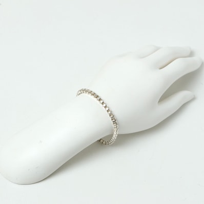 ■美品■TIFFANY&Co. ティファニー ヴィンテージ ベネチアン リンク ブレスレット ブレスレット シルバー925 ブランド古着【中古】20260806/RB0325
