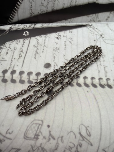 Chrome Hearts Paper Chain Necklace "Silver"