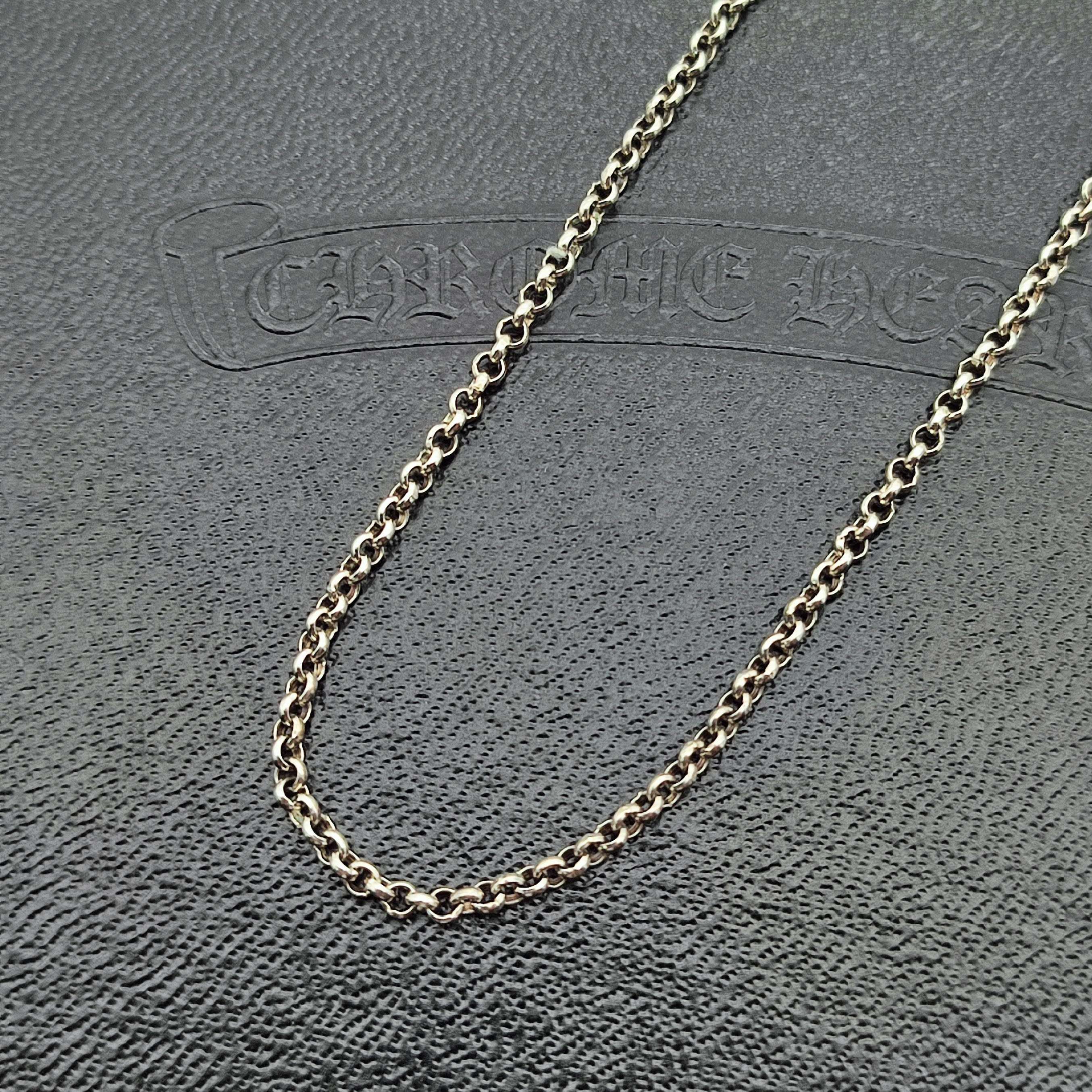 【美品】クロムハーツ ロールチェーン 18インチ 45cm 925