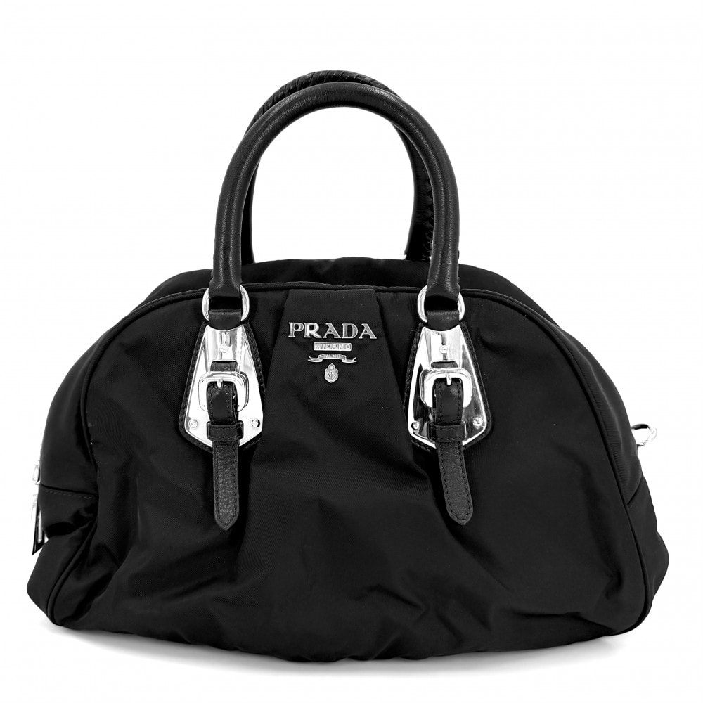 D (傷や汚れあり)】プラダ PRADA サフィアーノ ミニ 2WAY ゴールド金具