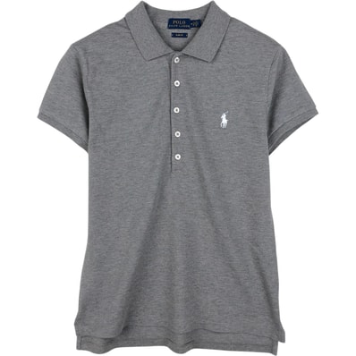 古着 ラルフローレン Ralph Lauren POLO RALPH LAUREN SLIM FIT スリムフィット 半袖 ポロシャツ レディースS相当/eaa641983