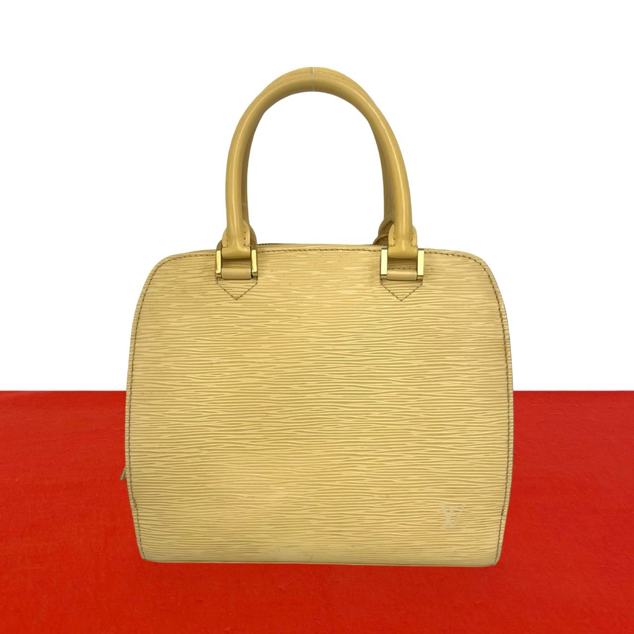 LOUIS VUITTON ルイヴィトン ポンヌフ エピ レザー ハンドバッグ イエロー
 39883