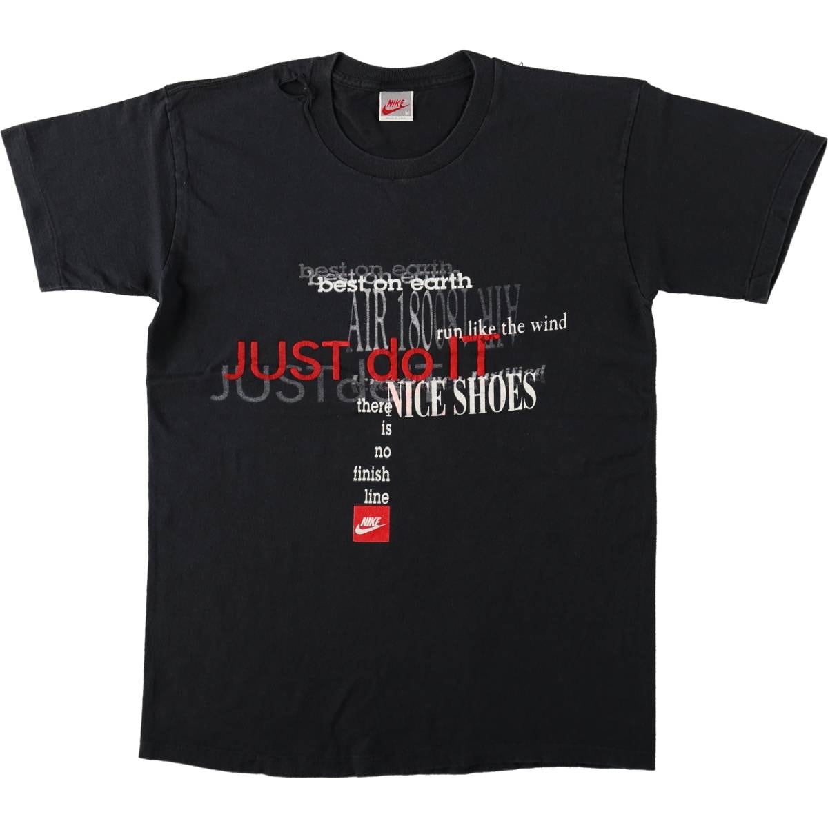 古着 90年代 ナイキ NIKE 銀タグ プリントTシャツ USA製 メンズM相当 ヴィンテージ/eaa672770