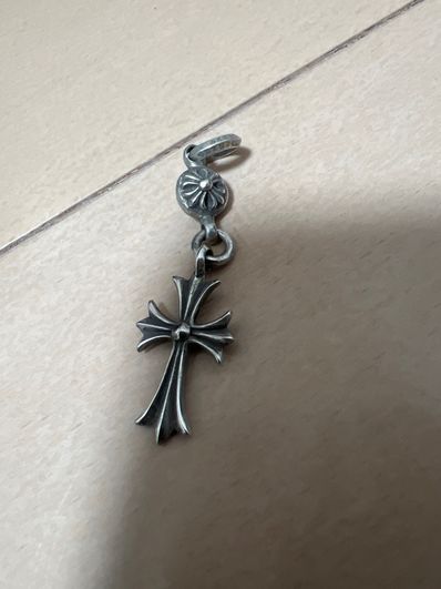 Chrome Hearts 1 Ball Tiny CH Cross Charm "Silver"
