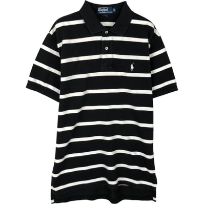 古着 ラルフローレン Ralph Lauren POLO by Ralph Lauren 半袖 ボーダー ポロシャツ メンズM相当/eaa635271
