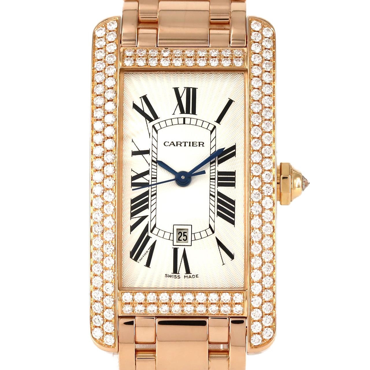 カルティエ タンクアメリカン PG/D WB710003 PG・RG 自動巻