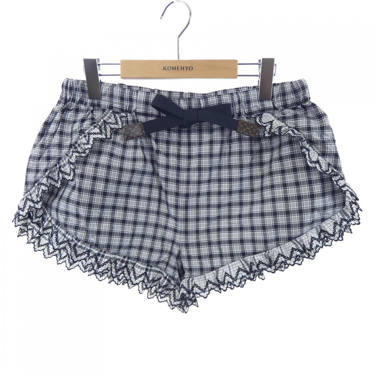 ルイヴィトン LOUIS VUITTON チェックラッフルディテールミニ FNPB02MQ5 ショートパンツ