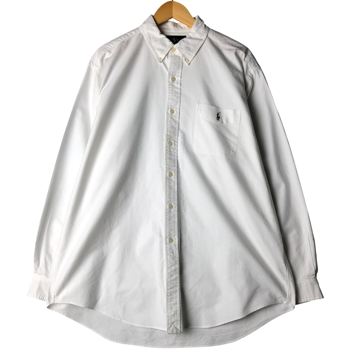 古着 ラルフローレン Ralph Lauren CLASSIC FIT 長袖 ボタンダウンシャツ メンズXL相当/eaa596574