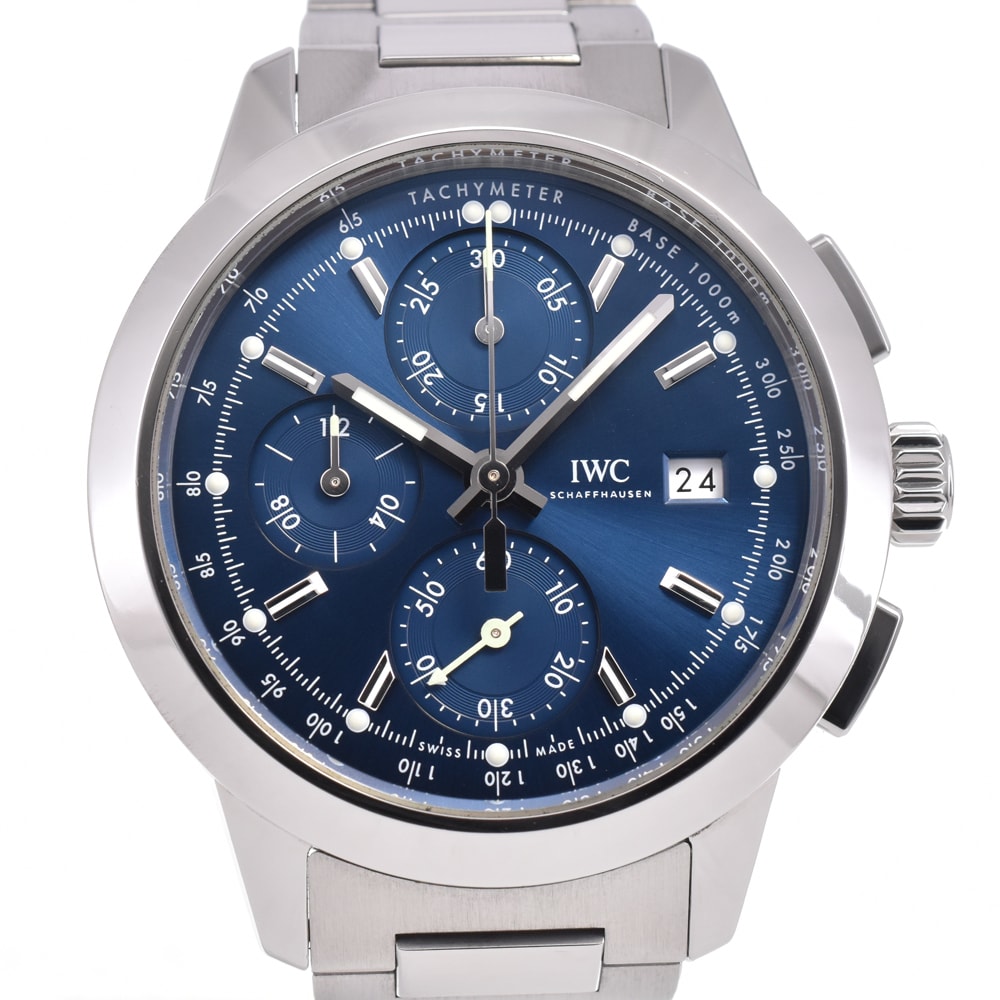 IWC IWC SCHAFFHAUSEN IW380802 インヂュニア クロノグラフ デイト 自動巻き メンズ 良品 O#145592