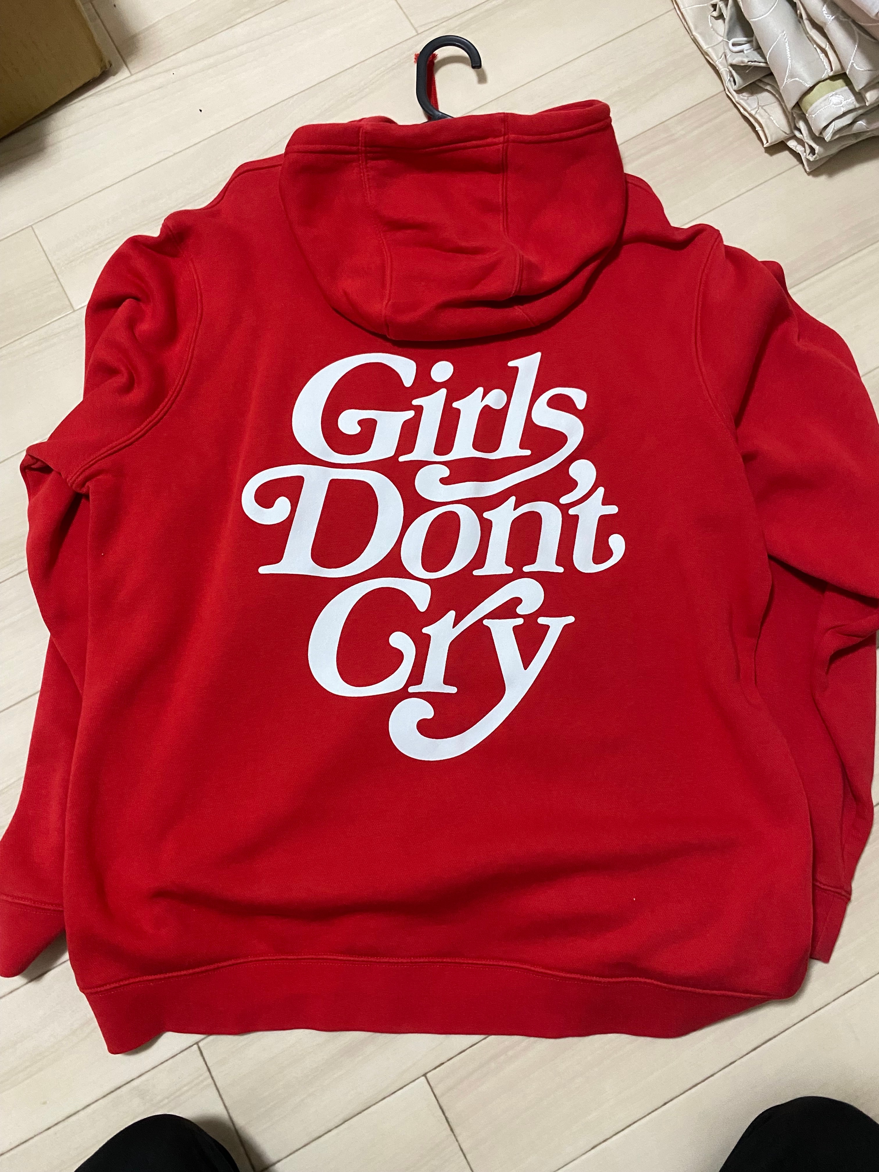 Girls Don't Cry x Nike hoodie "Red"